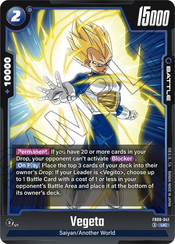 Image for Vegeta - FB09-041 - Dragon Ball Super: Fusion World