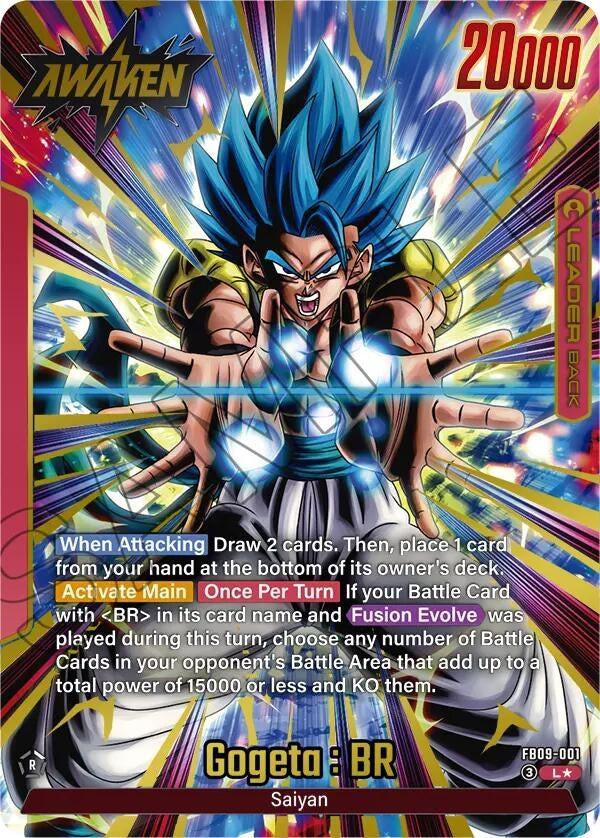 Image for Gogeta : BR - FB09-001 (Alternate Art) - Dragon Ball Super: Fusion World