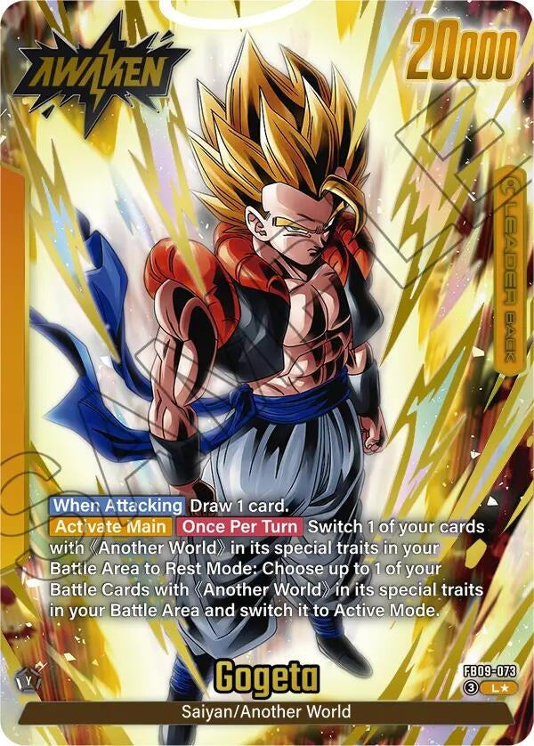 Image for Son Goku/Vegeta // Gogeta (Alternate Art) - Dragon Ball Super: Fusion World
