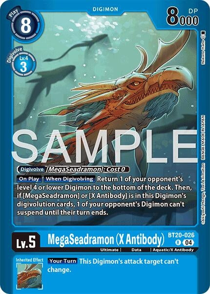 Image for MegaSeadramon (X Antibody) - Digimon Card Game