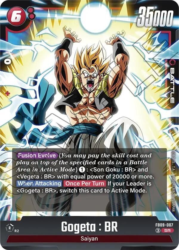 Image for Gogeta : BR - FB09-007 - Dragon Ball Super: Fusion World