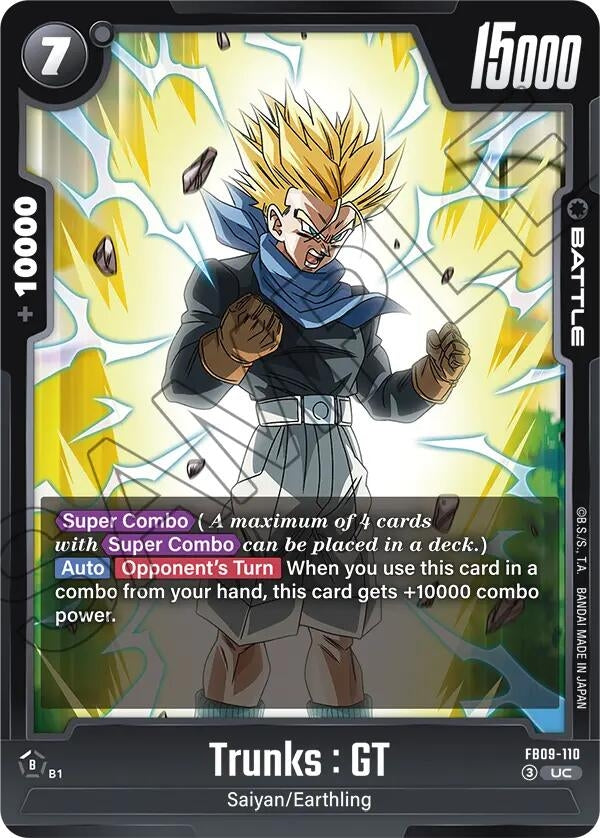 Image for Trunks : GT - FB09-110 - Dragon Ball Super: Fusion World