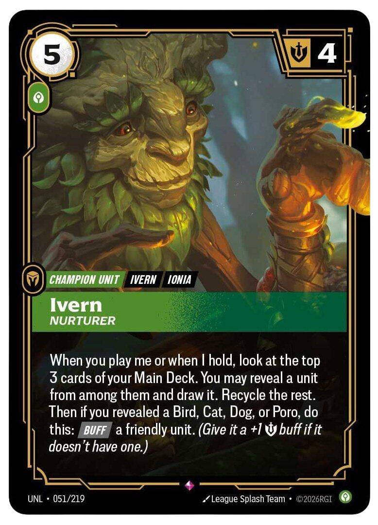 Image for Ivern, Nurturer - Riftbound: League of Legends Trading Card Game