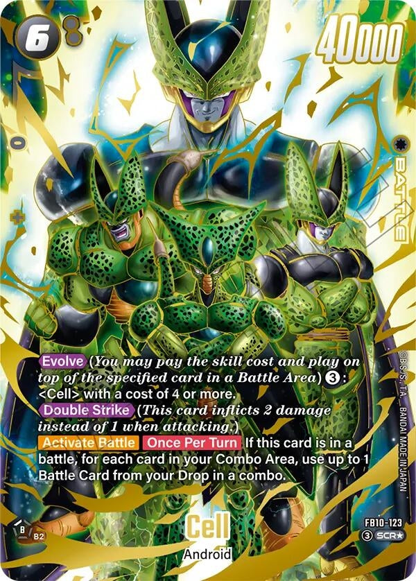 Image for Cell - FB10-123 (Alternate Art) - Dragon Ball Super: Fusion World