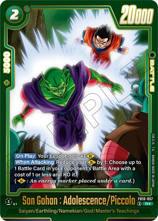 Image for Son Gohan : Adolescence/Piccolo (Alternate Art) - Dragon Ball Super: Fusion World
