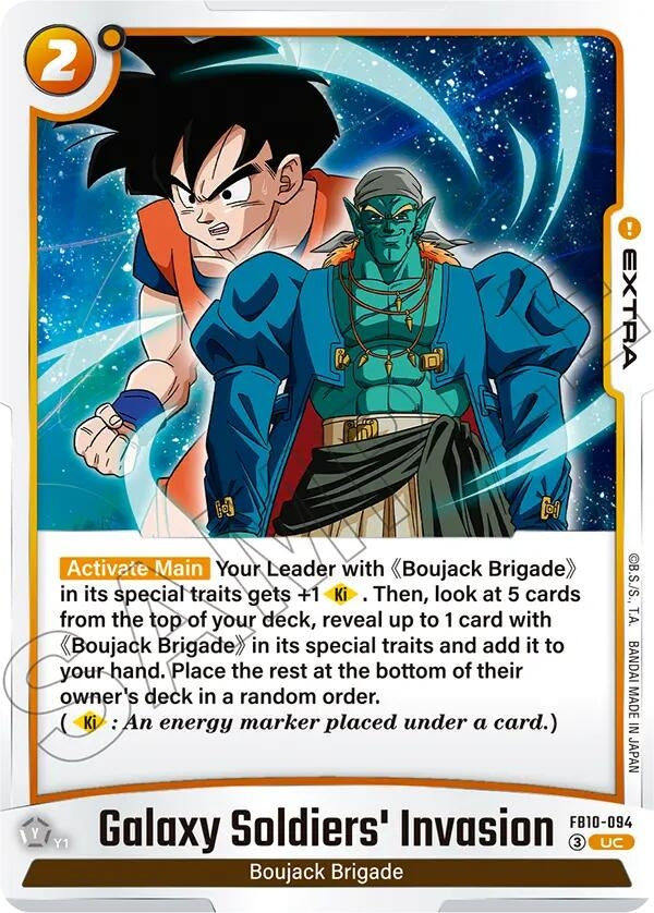 Image for Galaxy Soldiers' Invasion - Dragon Ball Super: Fusion World