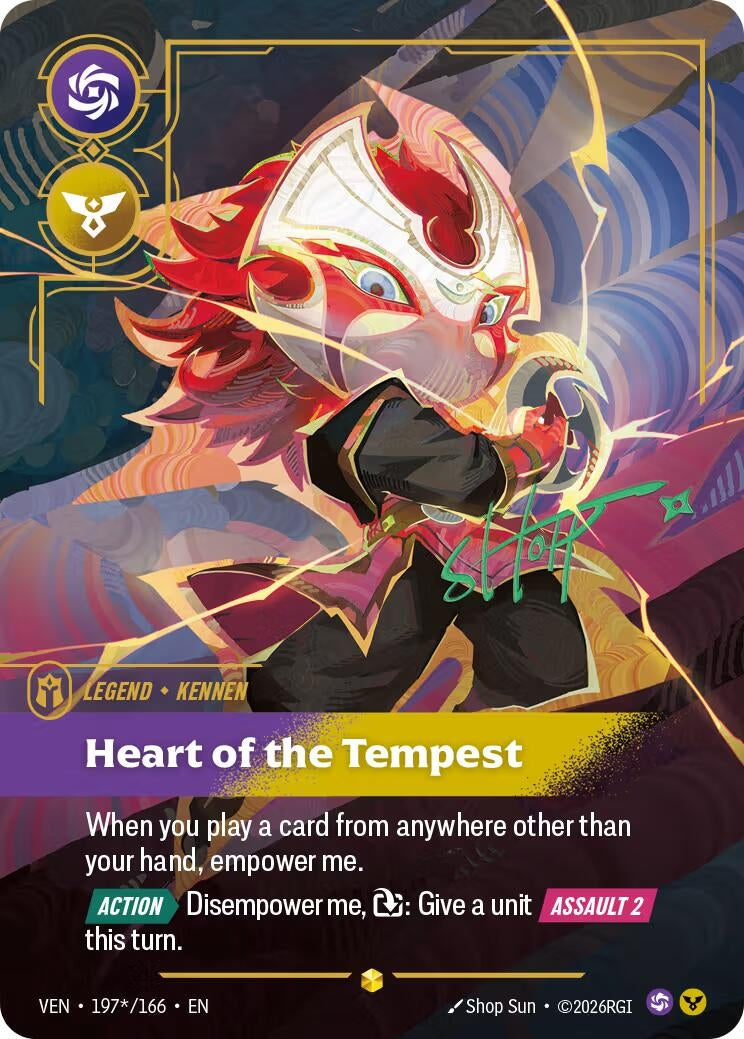 Image for Kennen, Heart of the Tempest (Signature) - Riftbound: League of Legends Trading Card Game