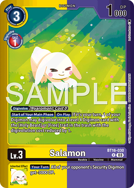 Salamon (Limited Card Pack -Billion Bullet-)