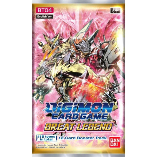 Digimon Card Game Great Legend Booster Pack