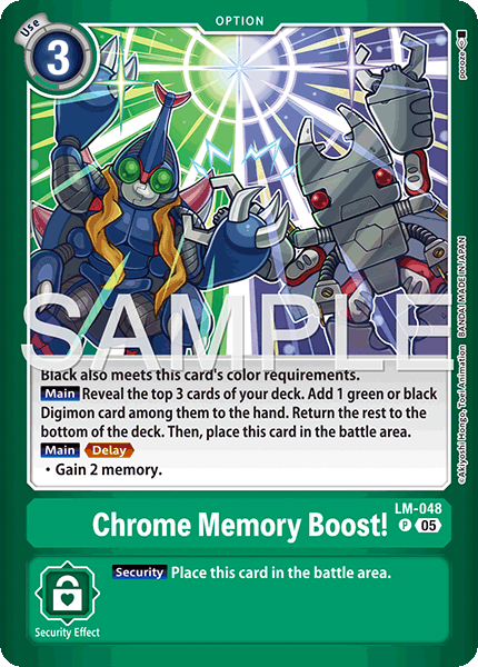 Chrome Memory Boost! (Limited Card Pack -Billion Bullet-)