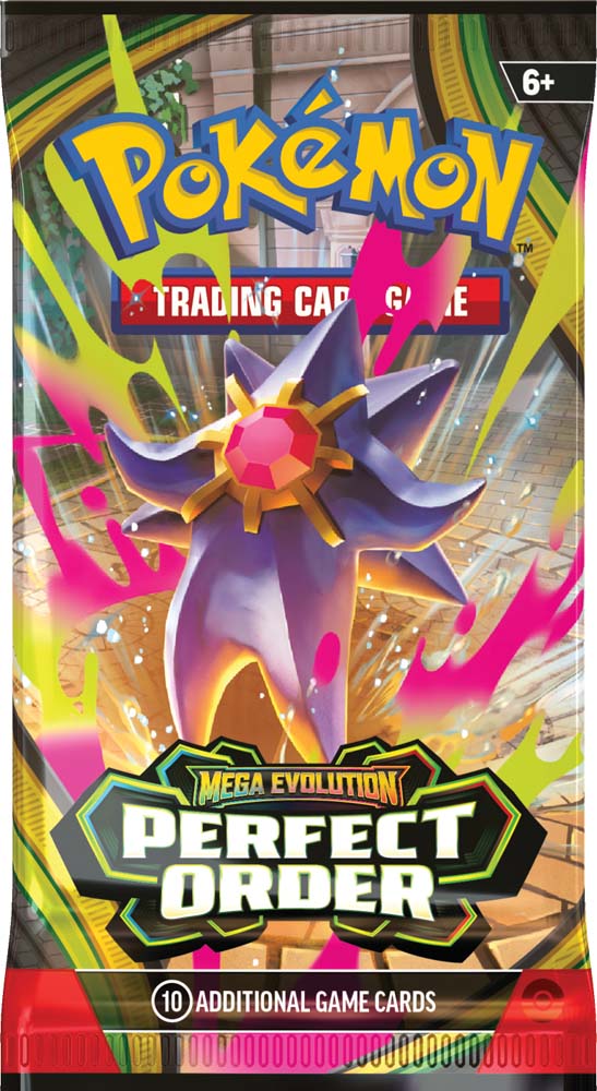 Pokémon TCG: Mega Evolution-Perfect Order Booster Pack – GetthosemonsNZ