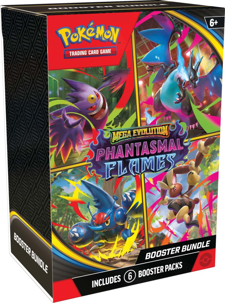 Pokemon Trading Card Game: Mega Evolution Phantasmal Flames Booster Bundle