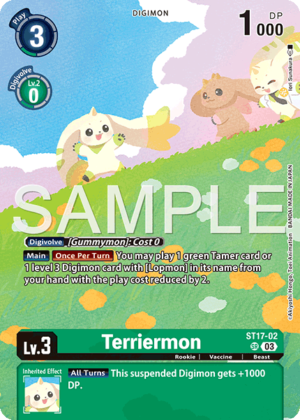 Terriermon (Limited Card Pack -Billion Bullet-)