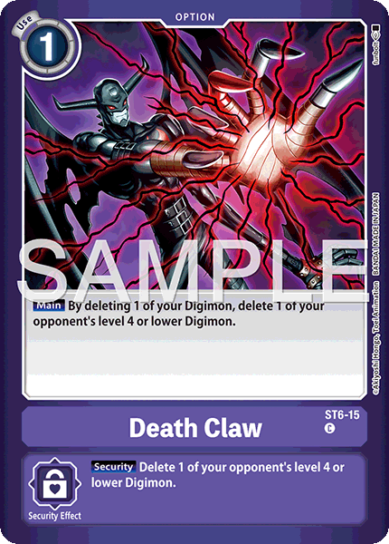 Death Claw (Limited Card Pack -Billion Bullet-)
