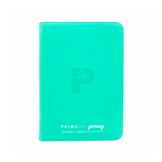 Palms Off CS TOP LOADER 216 Zip Binder (Turquoise)