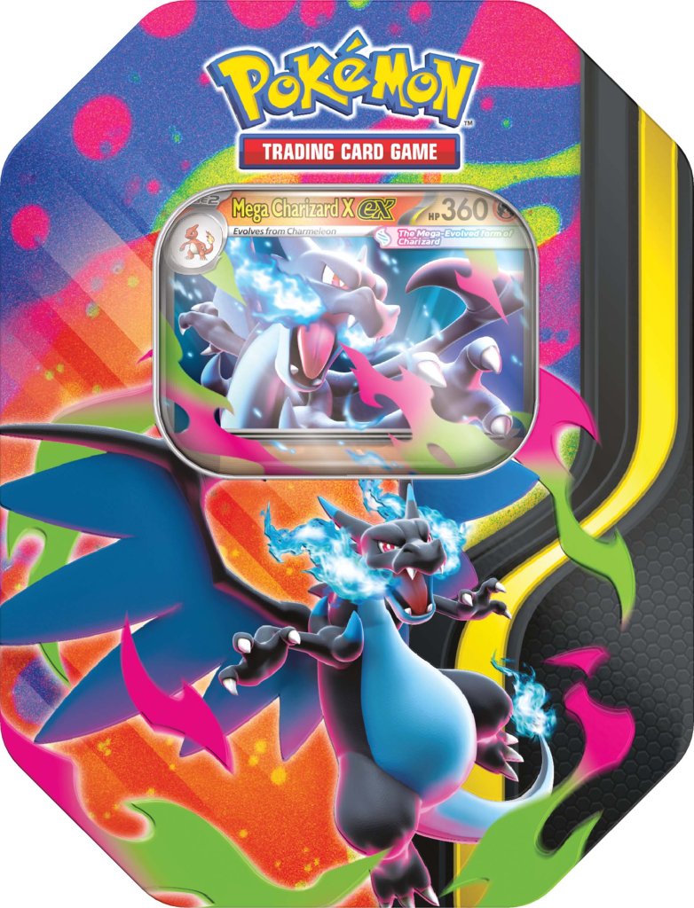 Pokémon TCG: Mega Charizard X Tin