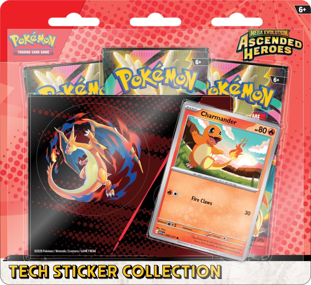 Pokémon TCG: Mega Evolution—Ascended Heroes Tech Sticker Collection *PRE-ORDER*