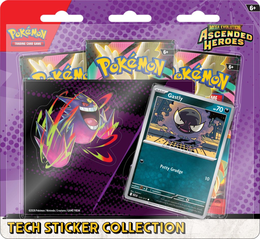 Pokémon TCG: Mega Evolution—Ascended Heroes Tech Sticker Collection *PRE-ORDER*