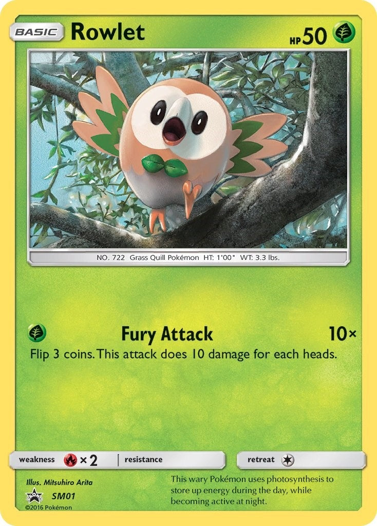Image for Rowlet - SM01 - Pokemon