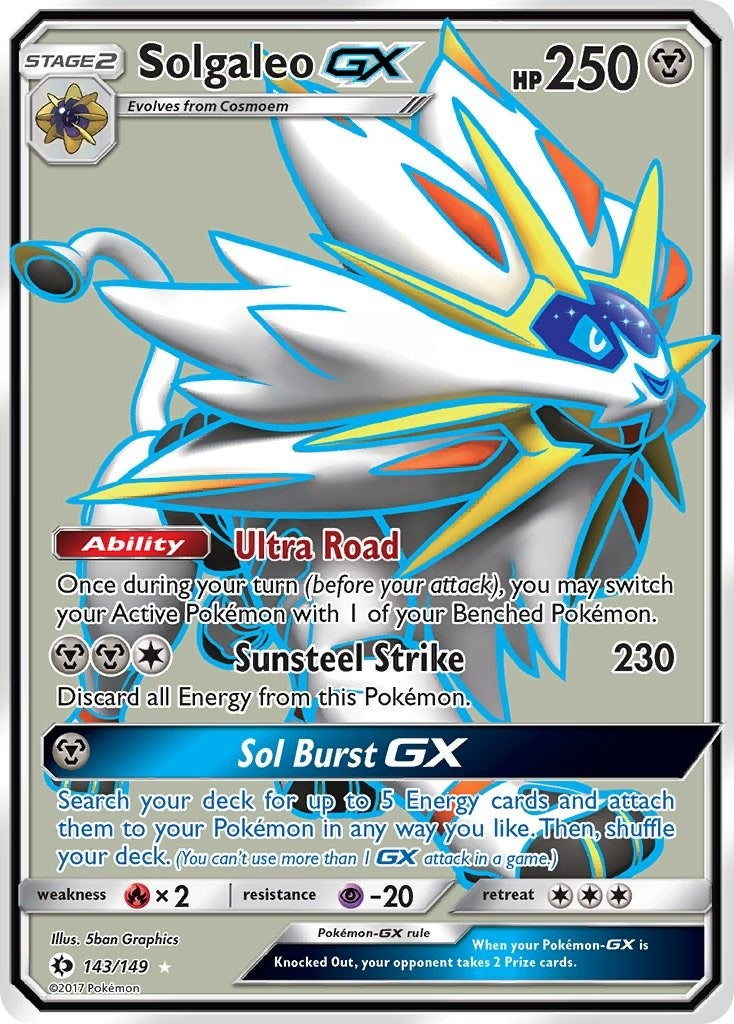 Image for Solgaleo GX (Full Art) - Pokemon