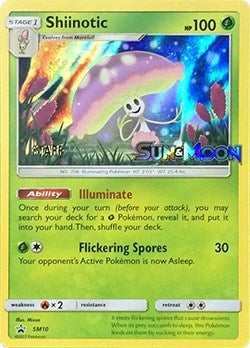 Image for Shiinotic - SM10 (Prerelease) [Staff] - Pokemon