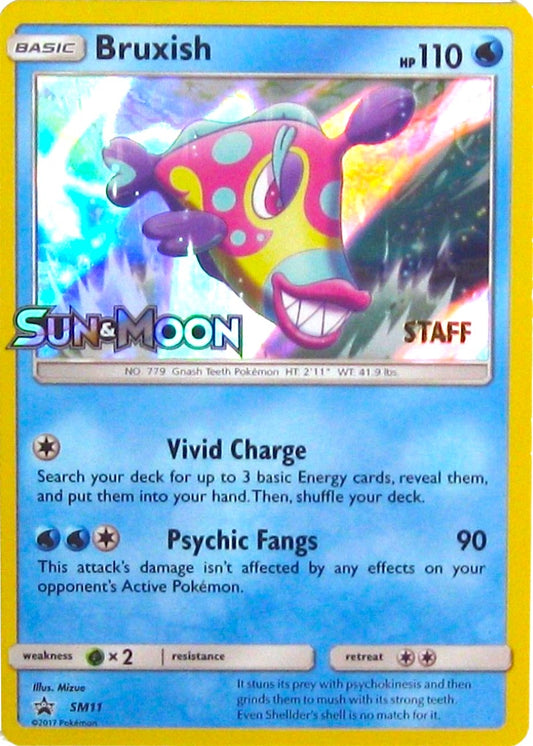 Image for Bruxish - SM11 (Prerelease) [Staff] - Pokemon