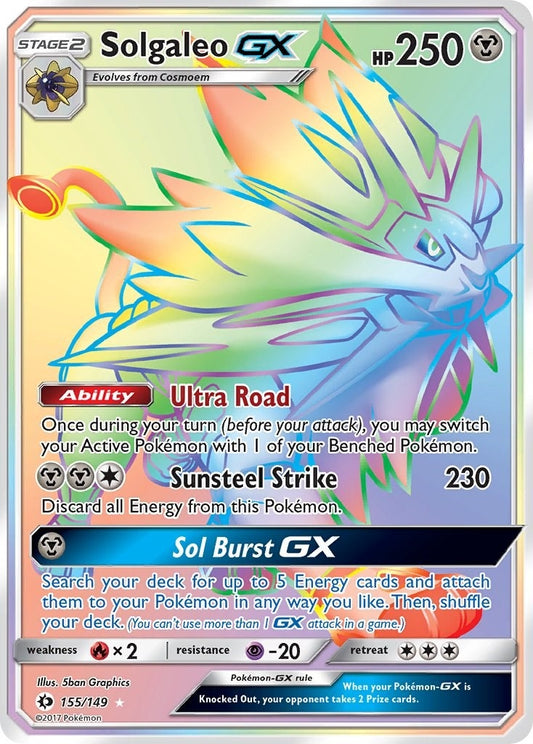 Image for Solgaleo GX (Secret) - Pokemon