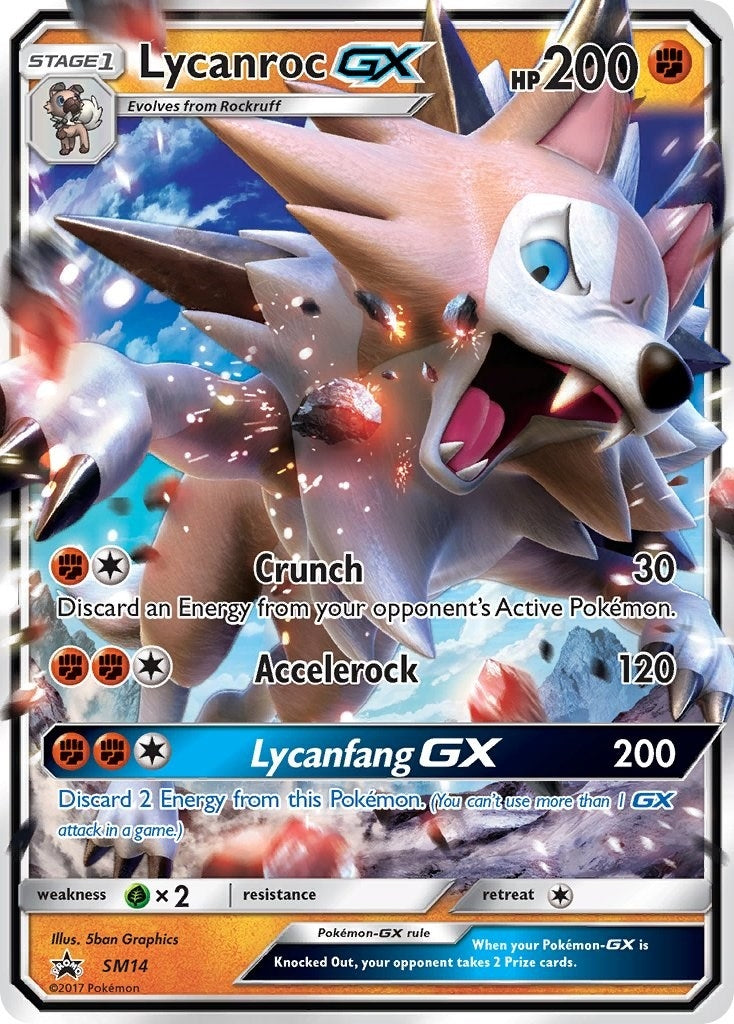 Image for Lycanroc GX - SM14 - Pokemon