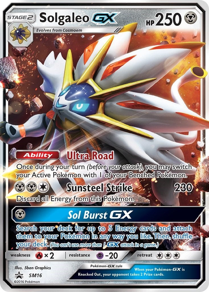 Image for Solgaleo GX - SM16 - Pokemon