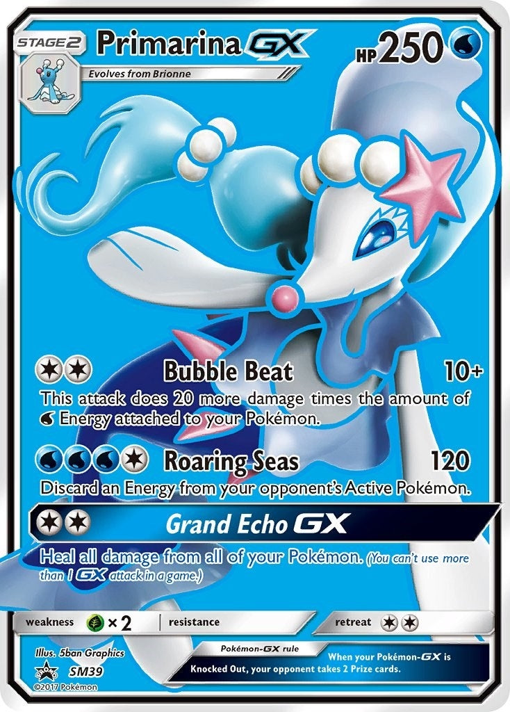 Image for Primarina GX - SM39 - Pokemon