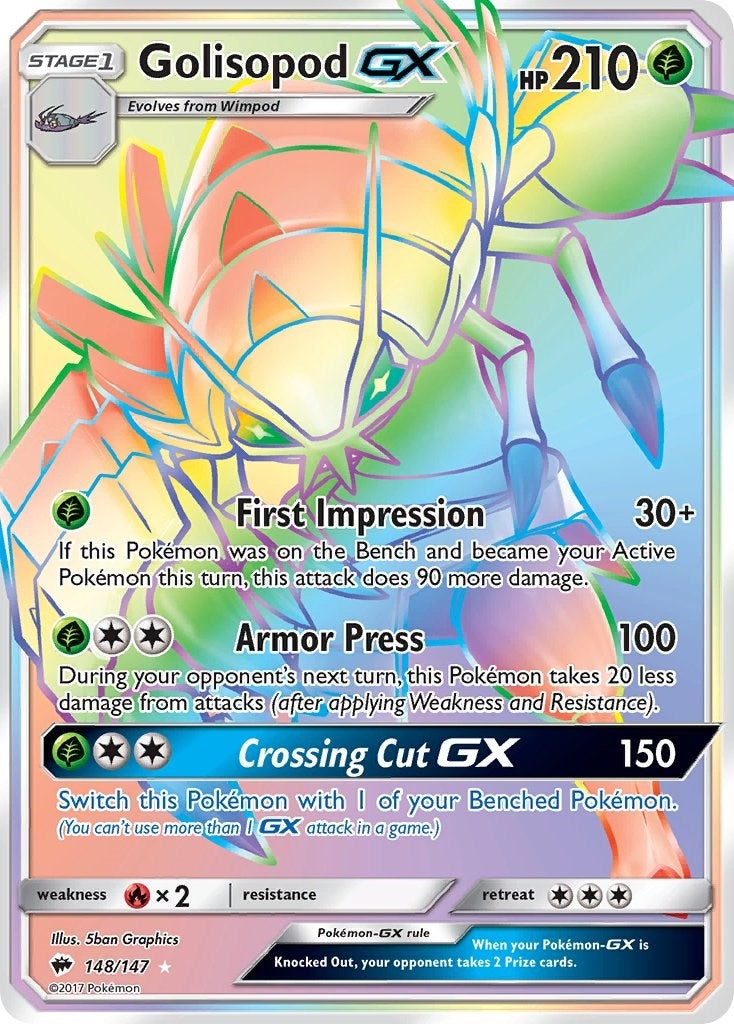 Image for Golisopod GX (Secret) - Pokemon