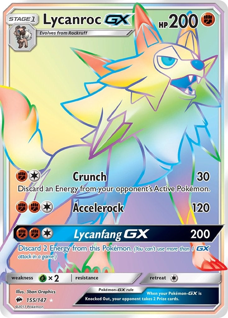 Image for Lycanroc GX (Secret) - Pokemon