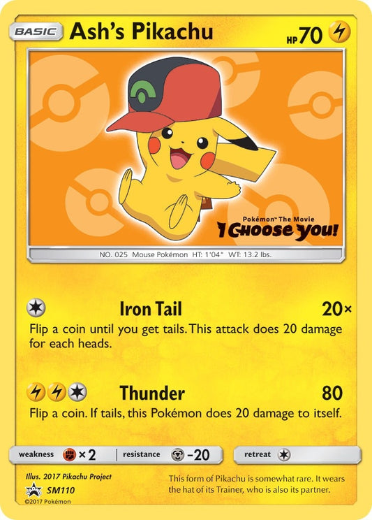 Image for Ash's Pikachu - SM110 - Pokemon