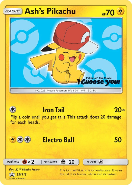 Image for Ash's Pikachu - SM113 - Pokemon