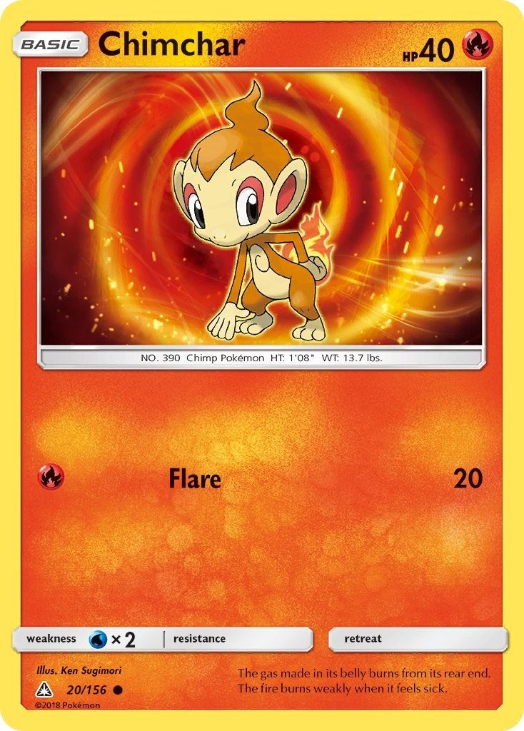Image for Chimchar (20) - Pokemon
