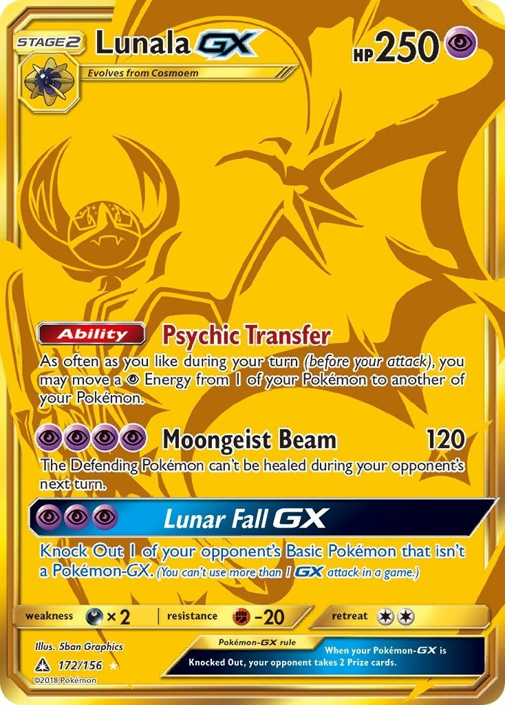 Image for Lunala GX (Secret Rare) - Pokemon