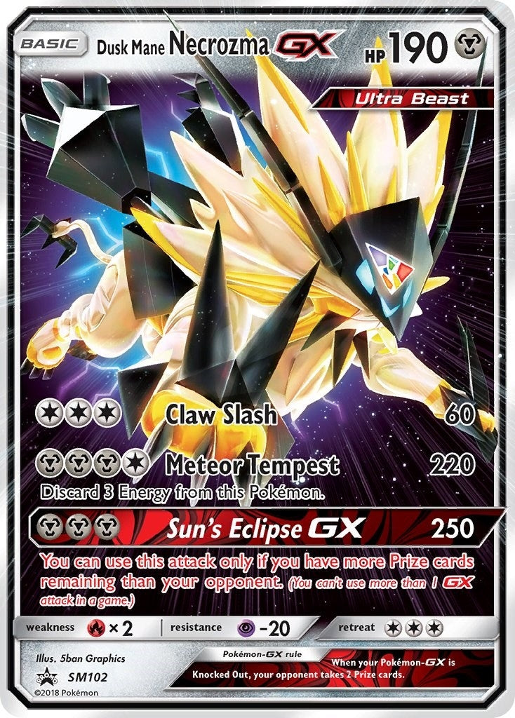 Image for Dusk Mane Necrozma GX - SM102 - Pokemon