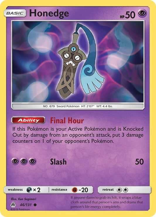 Image for Honedge (46) - Pokemon