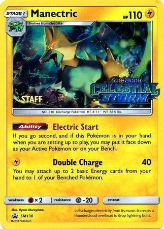 Image for Manectric - SM130 (Prerelease) [Staff] - Pokemon