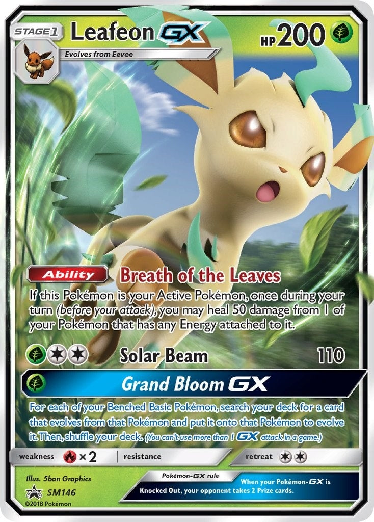Image for Leafeon GX - SM146 - Pokemon