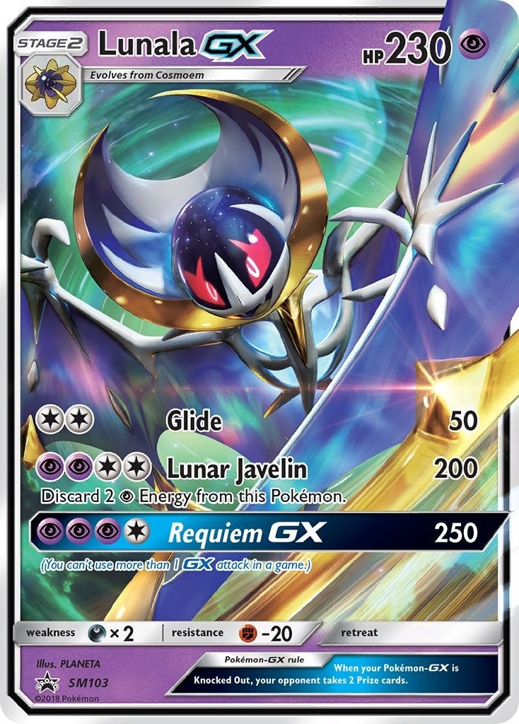 Image for Lunala GX - SM103 - Pokemon