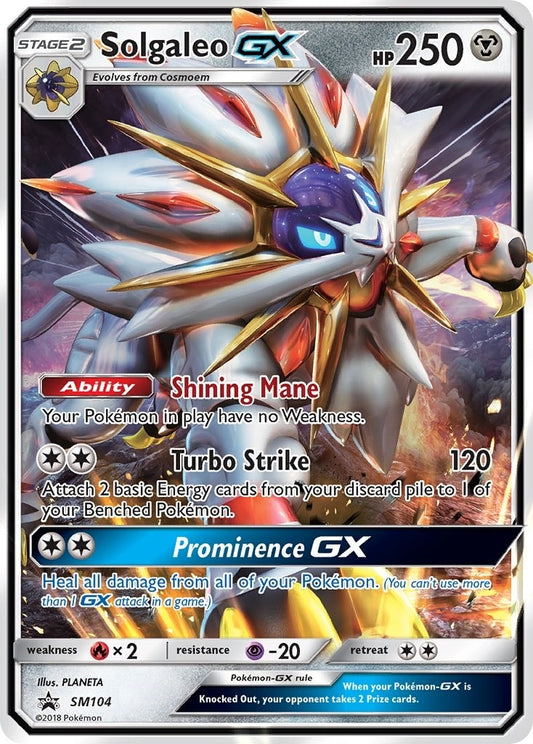 Image for Solgaleo GX - SM104 - Pokemon