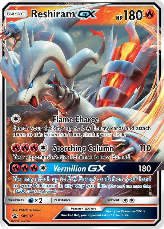 Image for Reshiram GX - SM137 - Pokemon