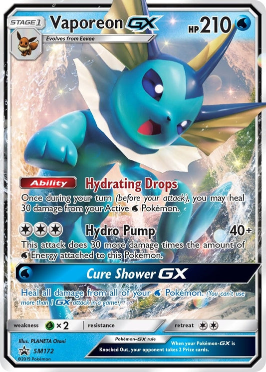 Image for Vaporeon GX - SM172 - Pokemon