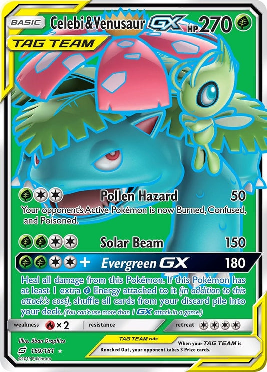 Image for Celebi & Venusaur GX (Full Art) - Pokemon