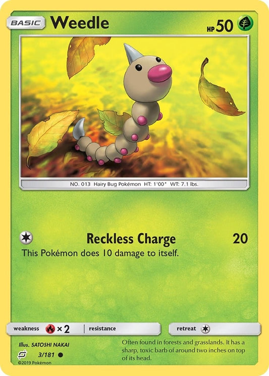 Image for Weedle (3) - Pokemon