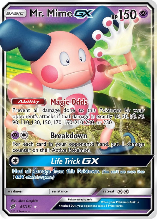 Image for Mr. Mime GX - Pokemon