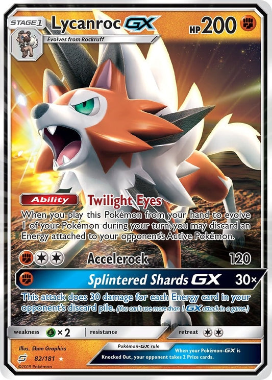Image for Lycanroc GX - Pokemon