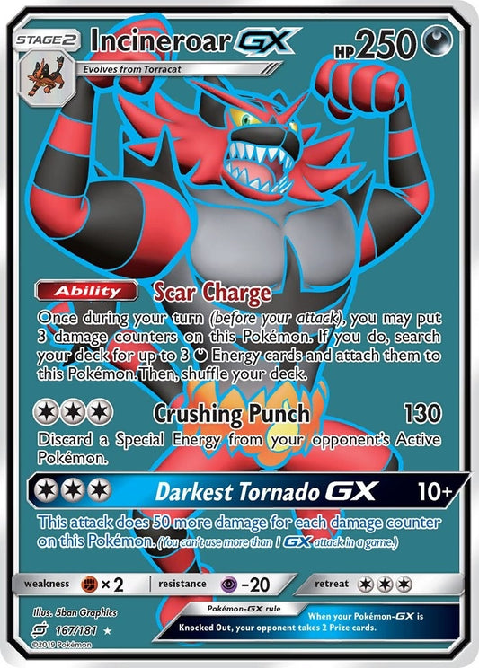 Image for Incineroar GX (Full Art) - Pokemon