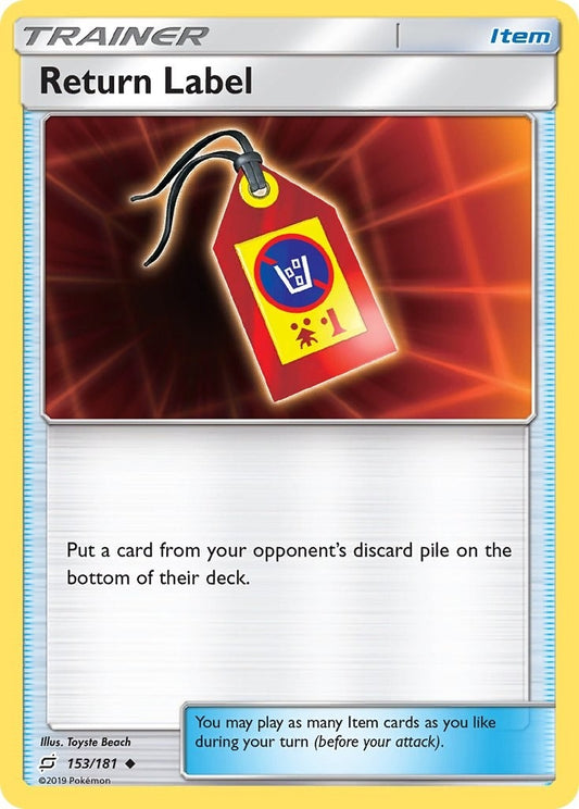 Image for Return Label - Pokemon